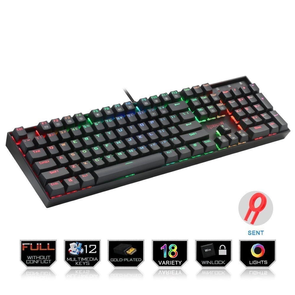 REDRAGON K551 MITRA RGB-1 MECHANICAL KEYBOARD 6950376750150