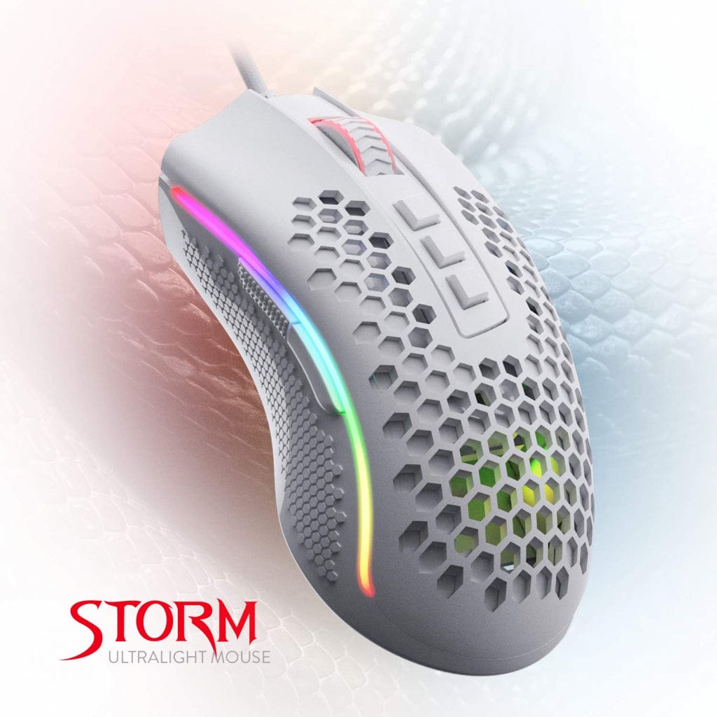 REDRAGON M808W STORM RGB MOUSE WHITE 6950376779335