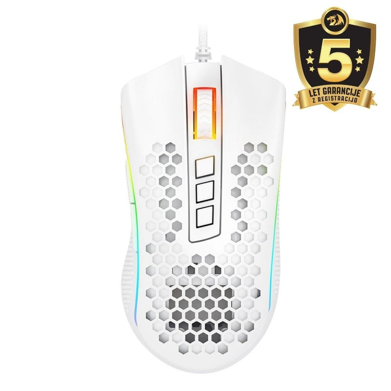 REDRAGON M988W STORM ELITE RGB MOUSE WHITE 6950376779342