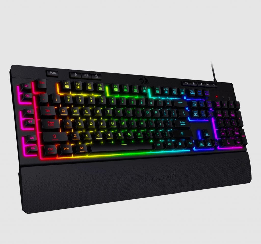 REDRAGON SHIVA K512 RGB tipkovnica črne barve 6950376776891