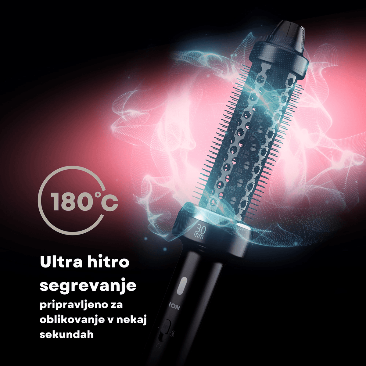 REVAMP CERAMIC 30MM HOT BRUSH BR-1300A 5010777164183
