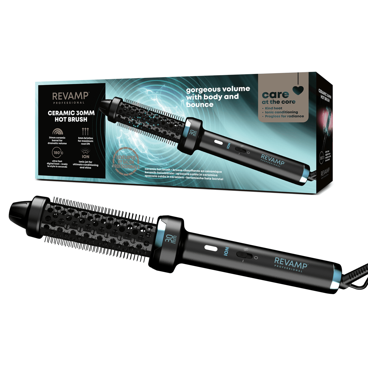 REVAMP CERAMIC 30MM HOT BRUSH BR-1300A 5010777164183