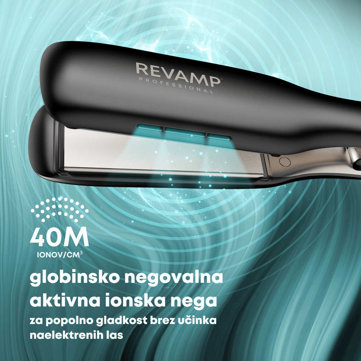 REVAMP ENIGMA WIDE IONIC RADIANCE STRAIGHTENER ST-3000 5010777163643