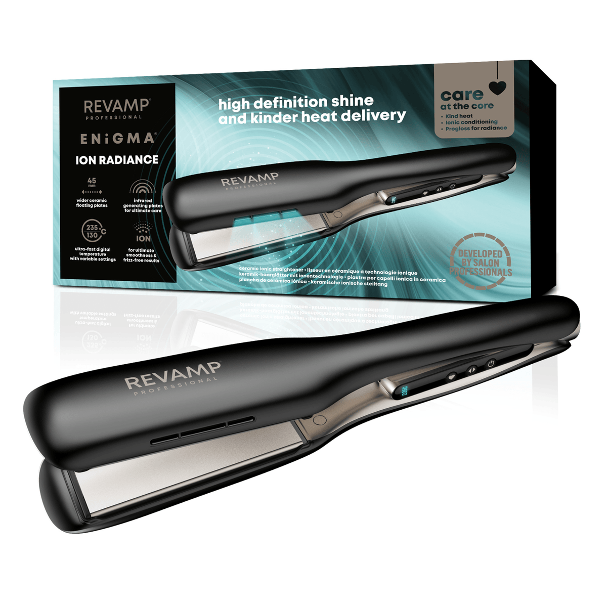 REVAMP ENIGMA WIDE IONIC RADIANCE STRAIGHTENER ST-3000 5010777163643