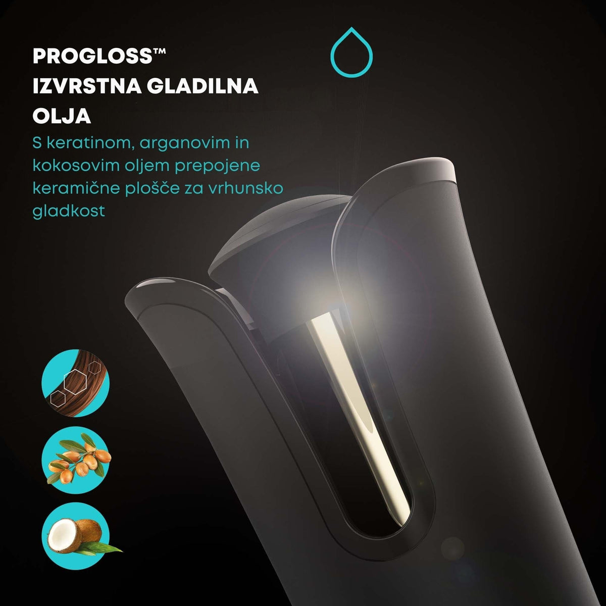 REVAMP iGEN PROGLOSS CORDLESS HOLLYWOOD CURL AUTOMATIC ROTATING CURLER - CL-2750 5010777158038