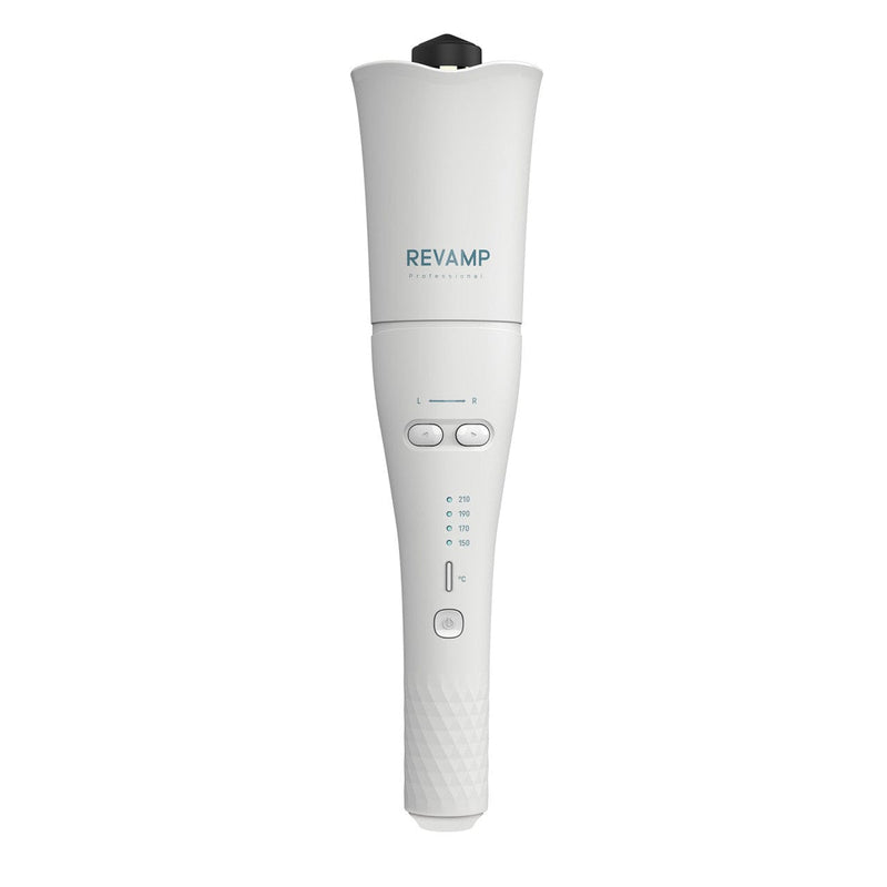 REVAMP PROGLOSS HOLLYWOOD CURL AUTOMATIC ROTATING HAIR CURLER - WHITE CL-1850 5010777157123