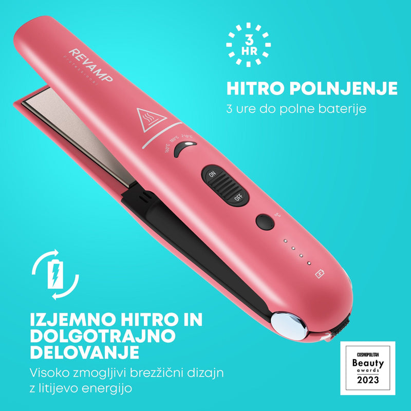 REVAMP Progloss Liberate Cordless Compact ST-1700 Pink 5010777158281