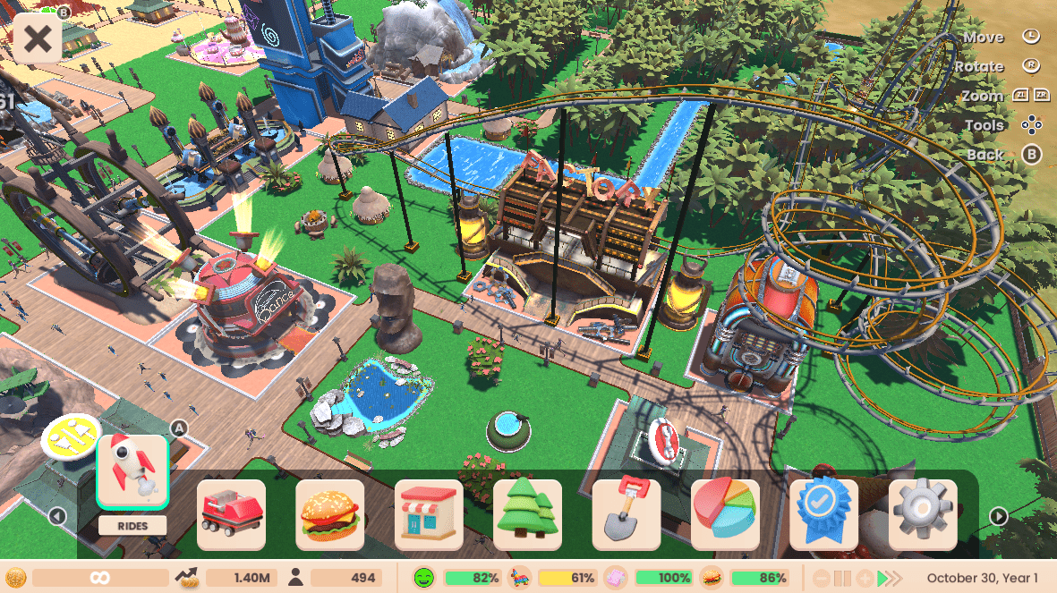 Rollercoaster Tycoon Adventures Deluxe (Playstation 4) 5056635604576
