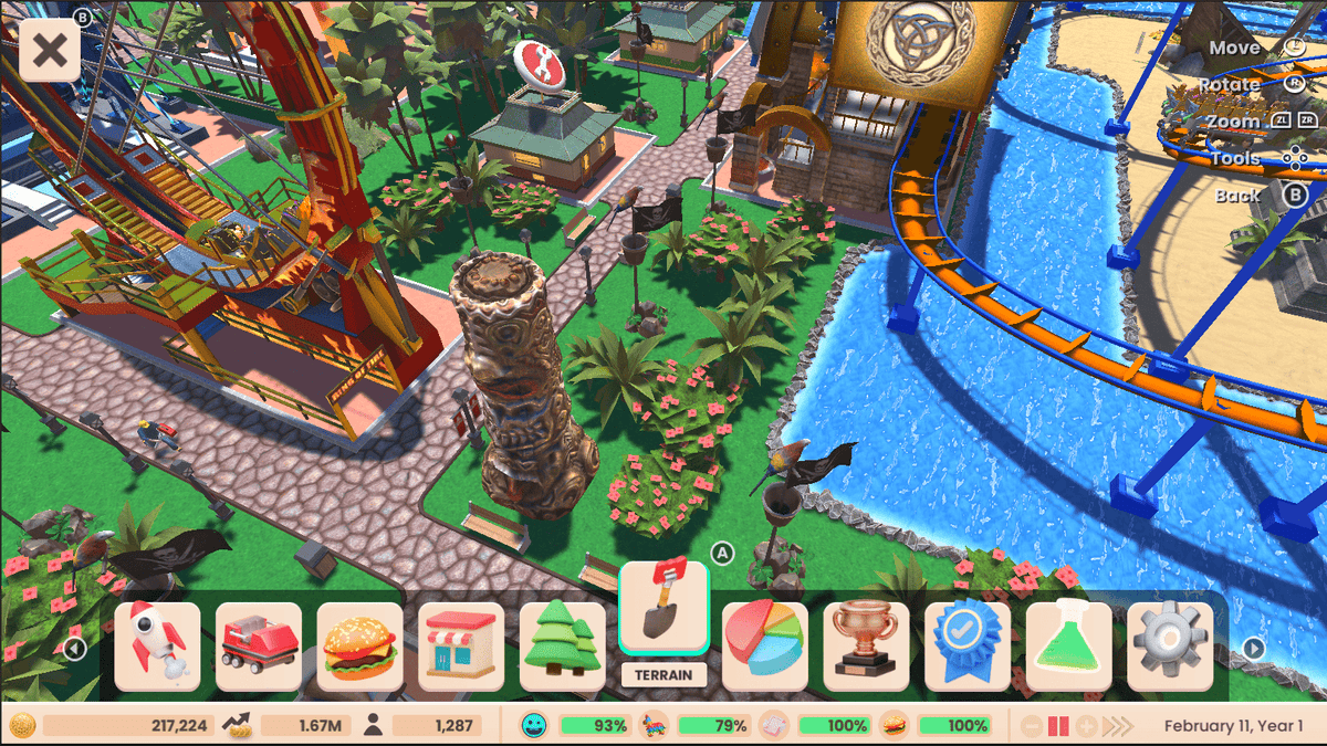 Rollercoaster Tycoon Adventures Deluxe (Playstation 4) 5056635604576