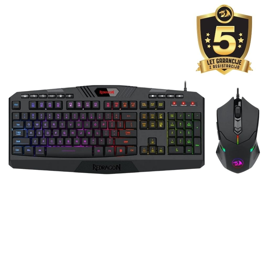 SET - REDRAGON COMBO HARPE K503 RGB & M601 (2 IN 1) 6950376780881