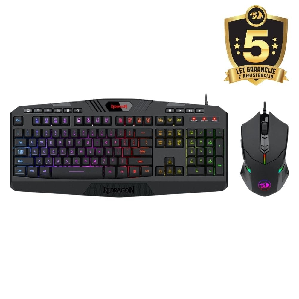 SET - REDRAGON COMBO HARPE K503P RGB & M601 (2in1) 6950376774859