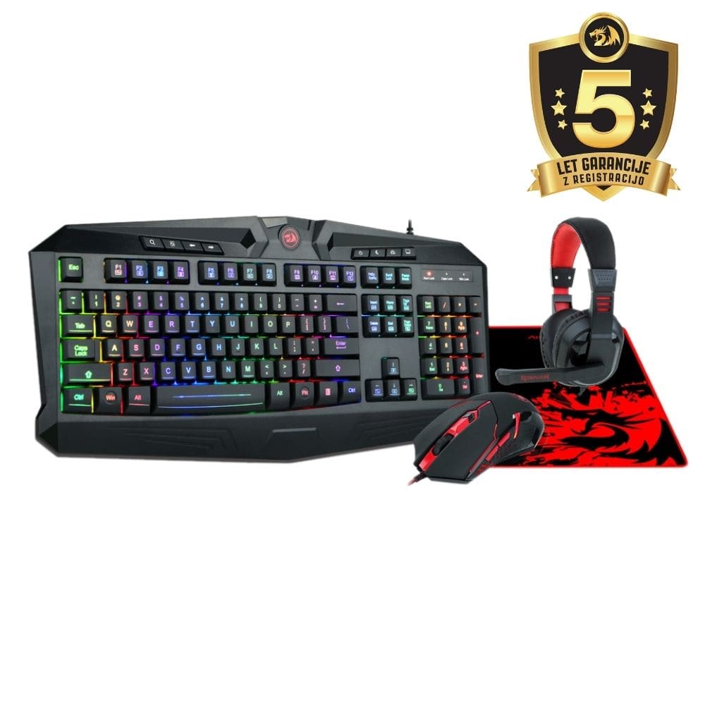SET - REDRAGON COMBO S101-BA-2 (4in1) SLO/CRO 6950376709172
