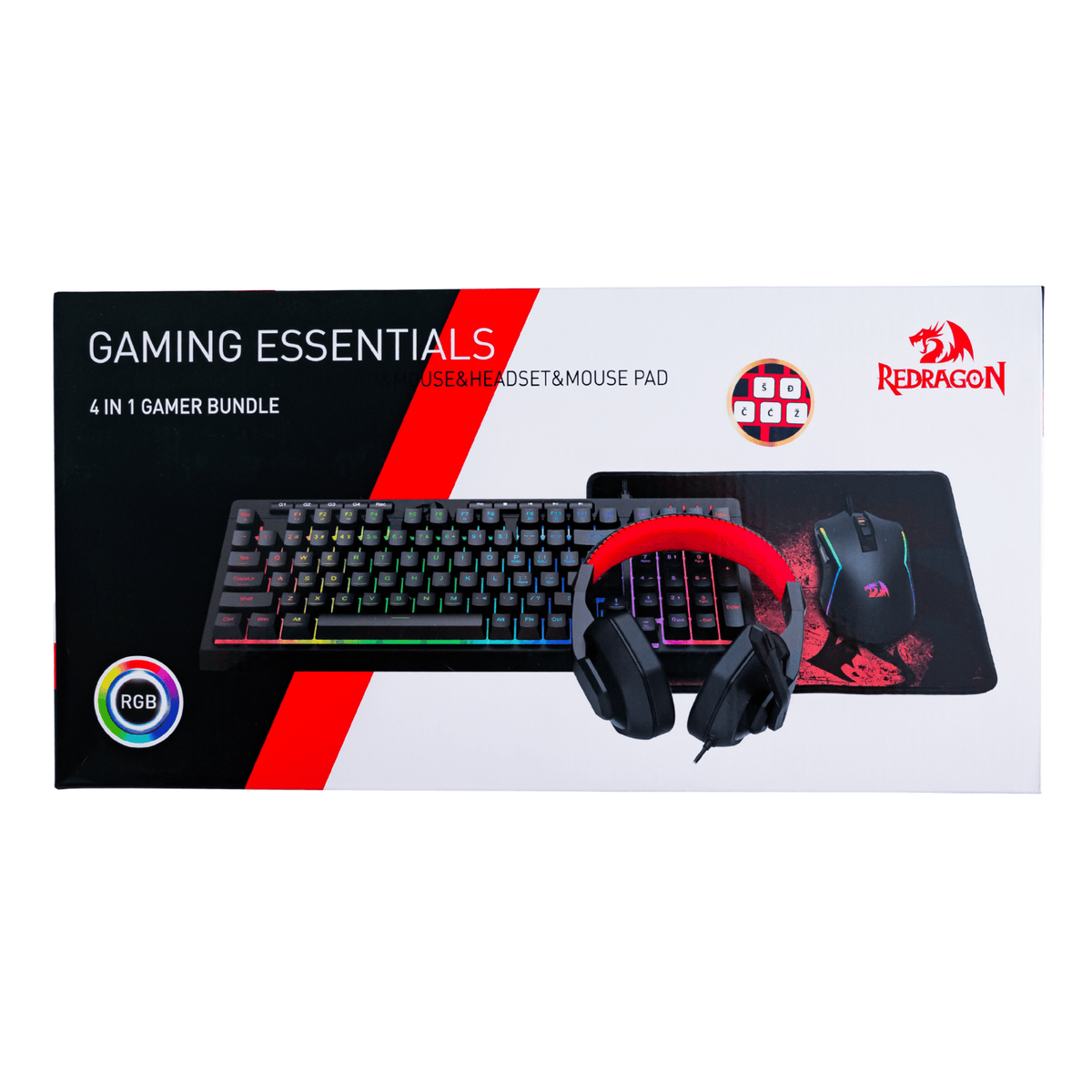 SET - REDRAGON COMBO S149-BA (4in1) SLO/CRO 6950376731005