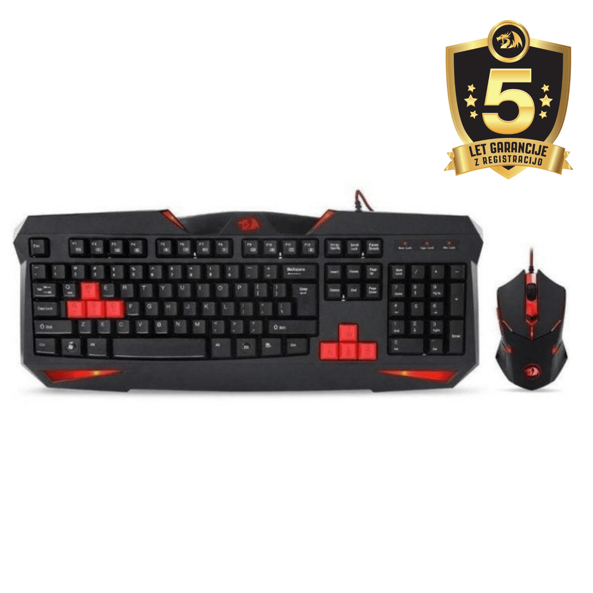 SET - REDRAGON VAJRA & CENTROPHORUS S101 (2in1) 6950376702395