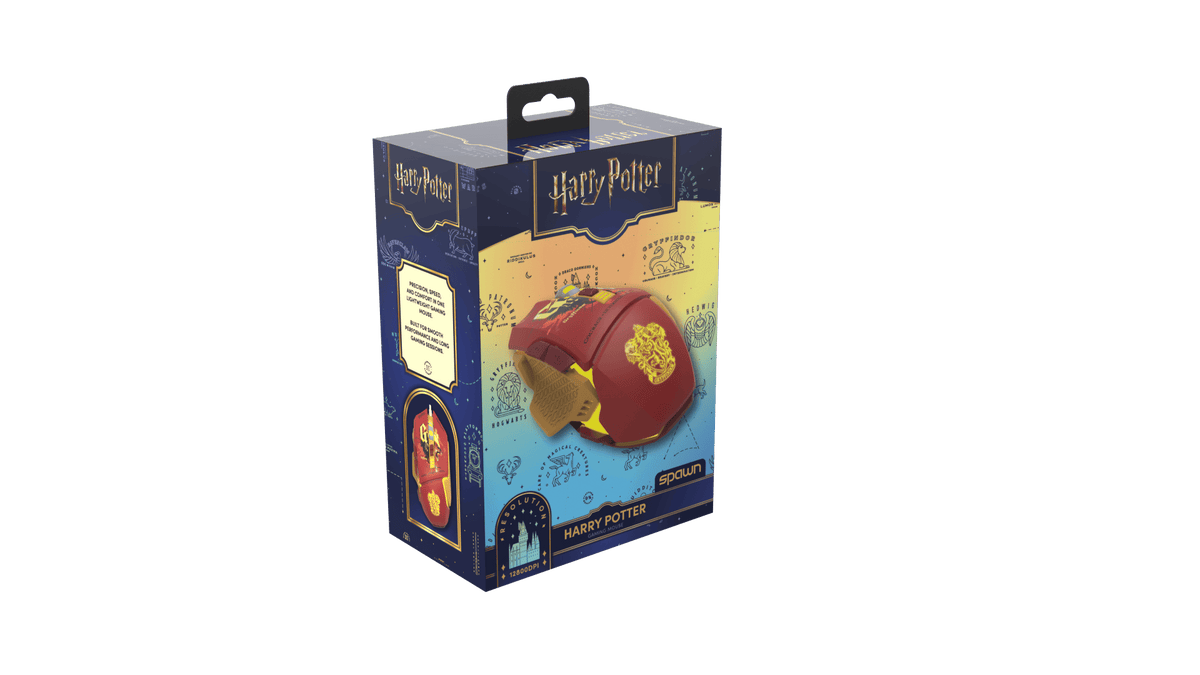 SPAWN GAMING MOUSE RGB - HARRY POTTER GRYFFINDOR 8605042624829