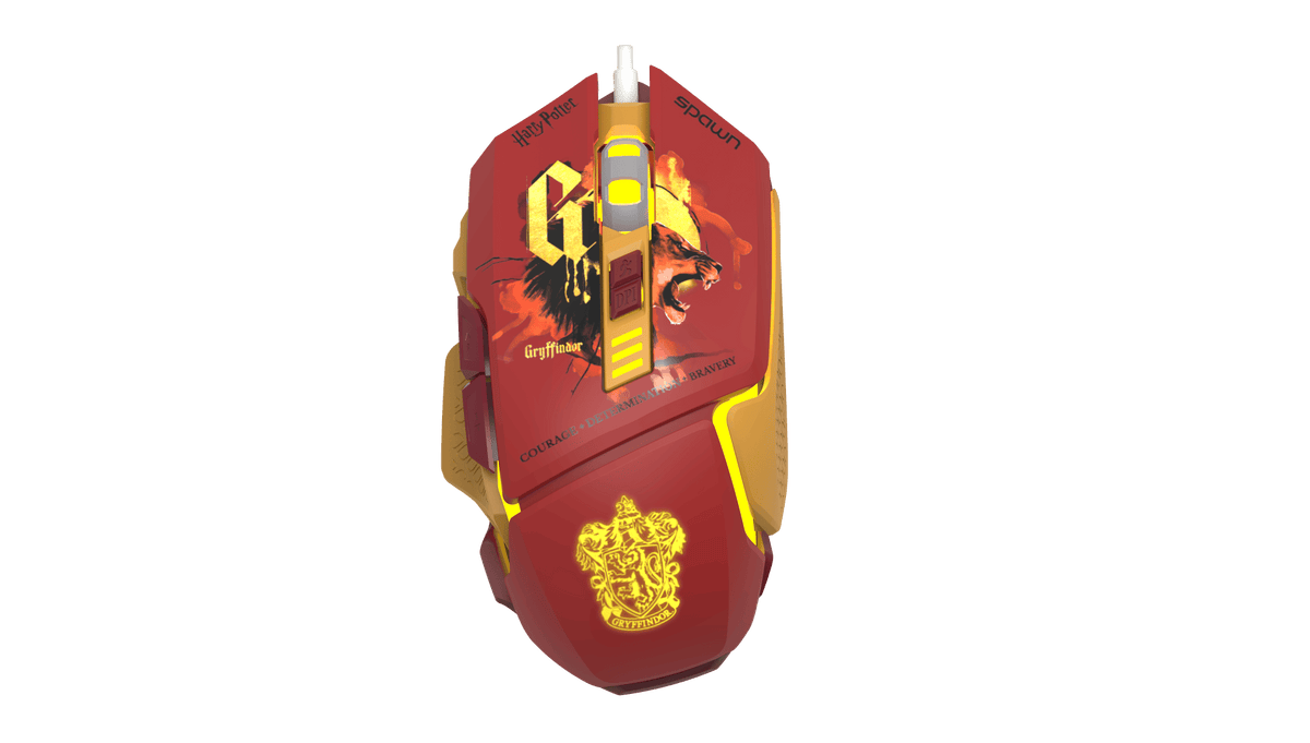 SPAWN GAMING MOUSE RGB - HARRY POTTER GRYFFINDOR 8605042624829