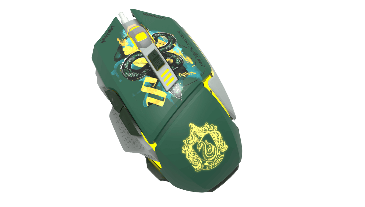 SPAWN GAMING MOUSE RGB - HARRY POTTER SLYTHERIN 8605042624836
