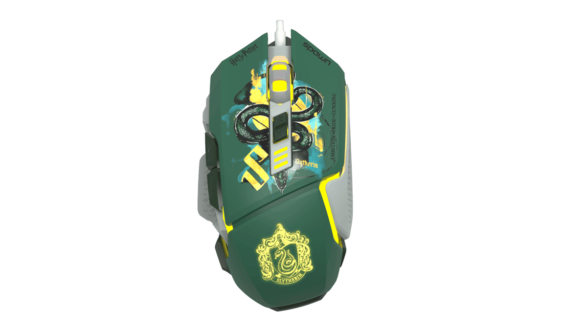 SPAWN GAMING MOUSE RGB - HARRY POTTER SLYTHERIN 8605042624836