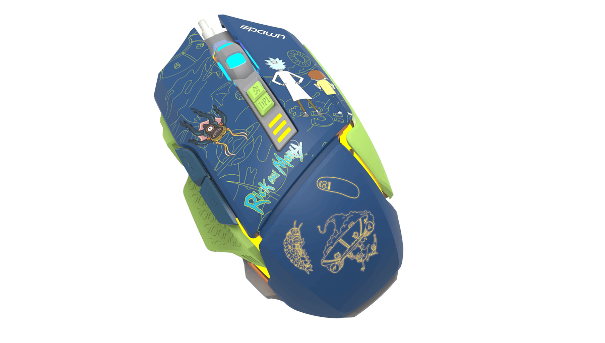 SPAWN GAMING MOUSE RGB - RICK AND MORTY 8605042624812