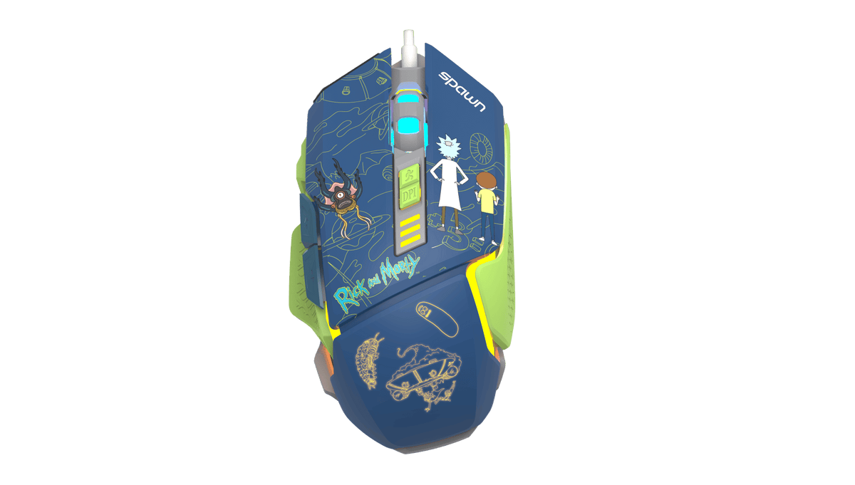 SPAWN GAMING MOUSE RGB - RICK AND MORTY 8605042624812