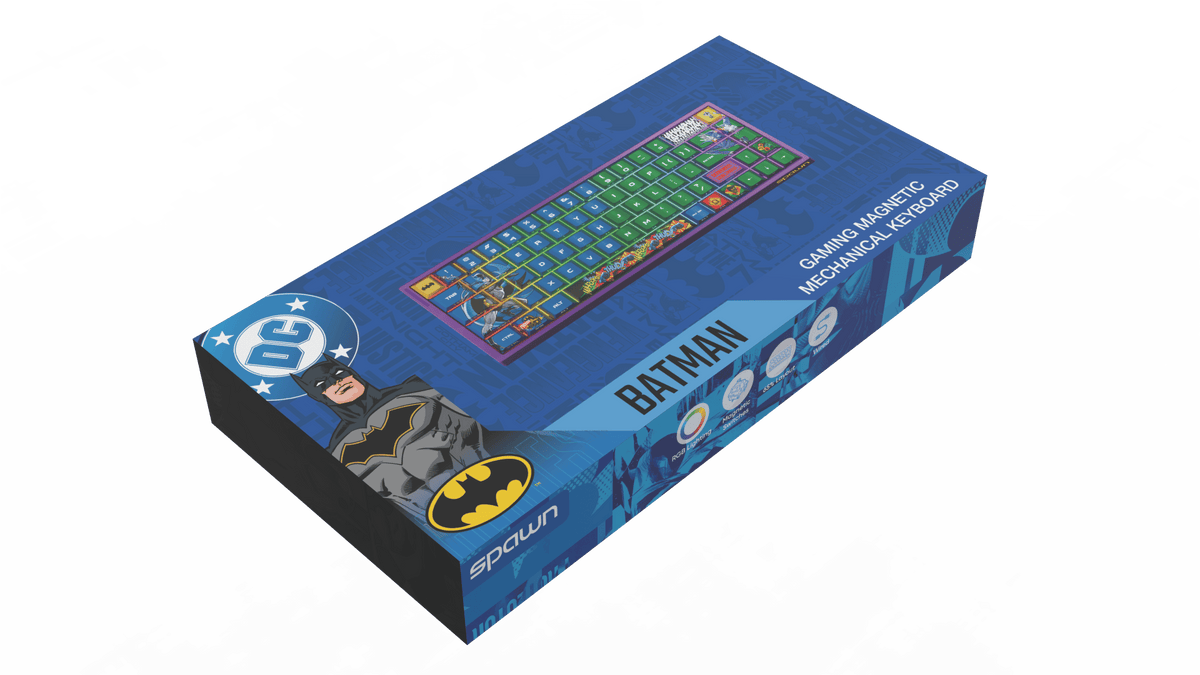 SPAWN MECHANICAL GAMING KEYBOARD - BATMAN 8605042625604