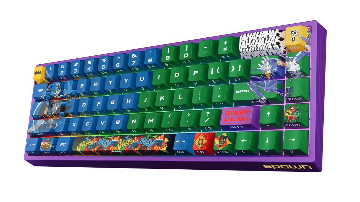 SPAWN MECHANICAL GAMING KEYBOARD - BATMAN 8605042625604