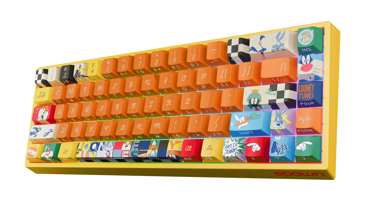 SPAWN MECHANICAL GAMING KEYBOARD - LOONEY TUNES 8605042625598