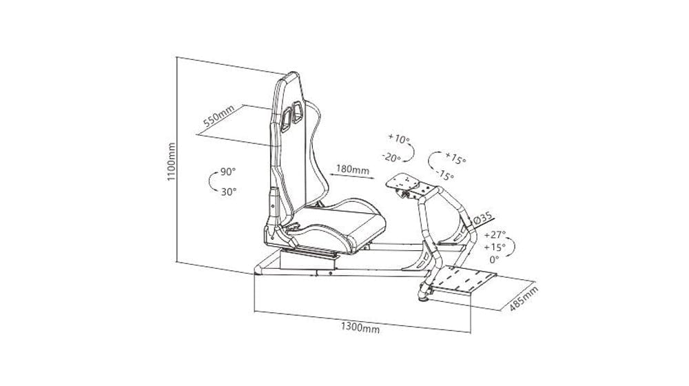 SPAWN RACING SIMULATOR COCKPIT LITE 8605042603497