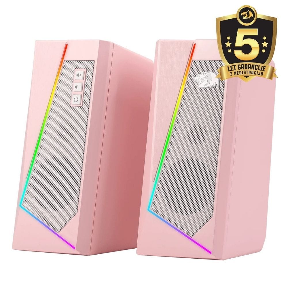 SPEAKER - REDRAGON ANVIL GS520 RGB PINK 2.0 6950376717764