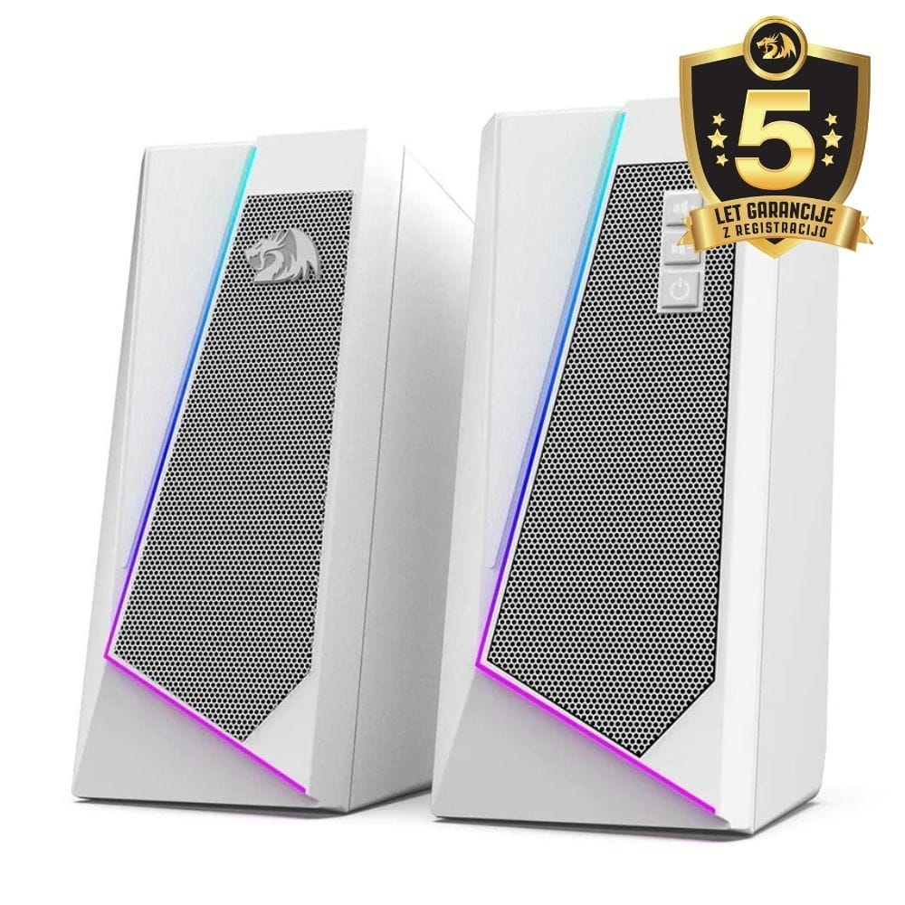 SPEAKER - REDRAGON ANVIL GS520 RGB WHITE 2.0 6950376717757