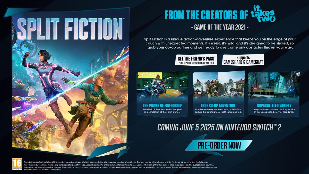 Split Fiction 2 (CIAB) (Nintendo Switch 2) 5030932125422