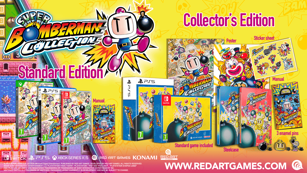 Super Bomberman Collection - Collectors Edition (Nintendo Switch) 3760328375231
