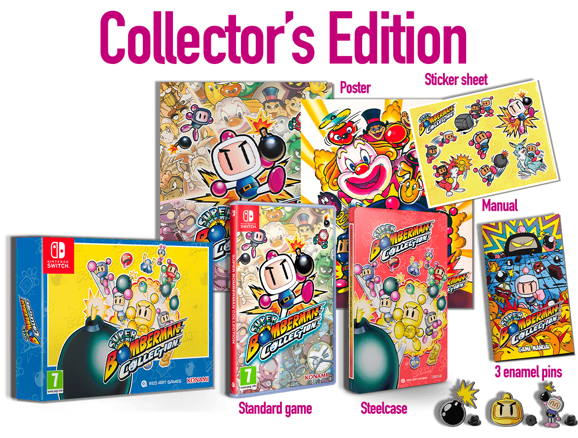 Super Bomberman Collection - Collectors Edition (Nintendo Switch) 3760328375231