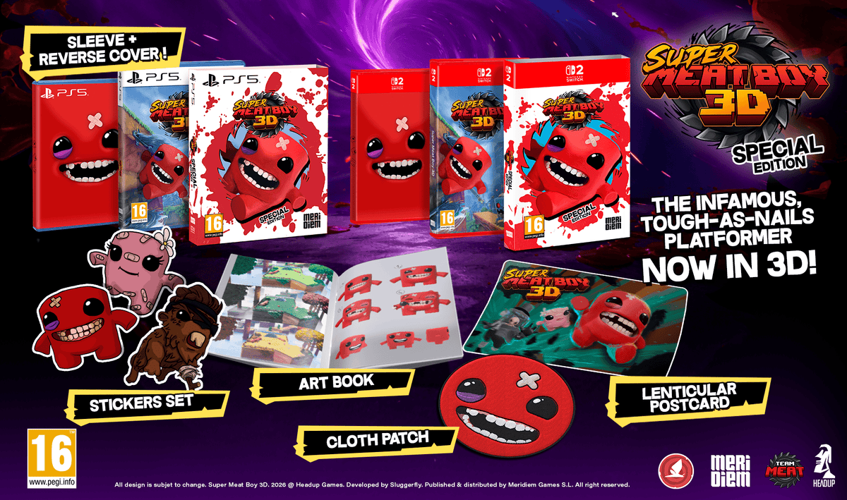 Super Meat Boy 3d - Special Edition (Playstation 5) 8436622260881