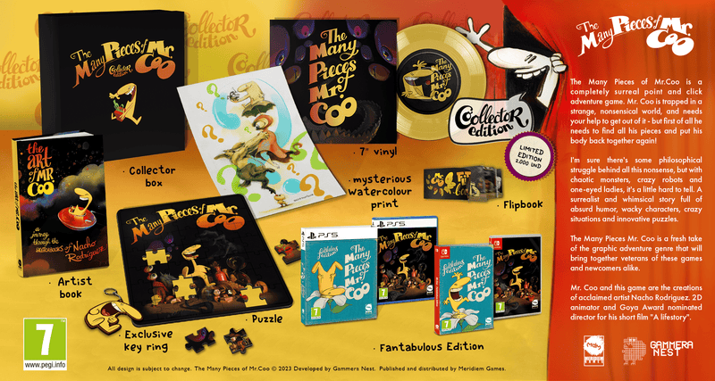 The Many Pieces Of Mr. Coo - Coollector Edition (Playstation 5) 8437024411192