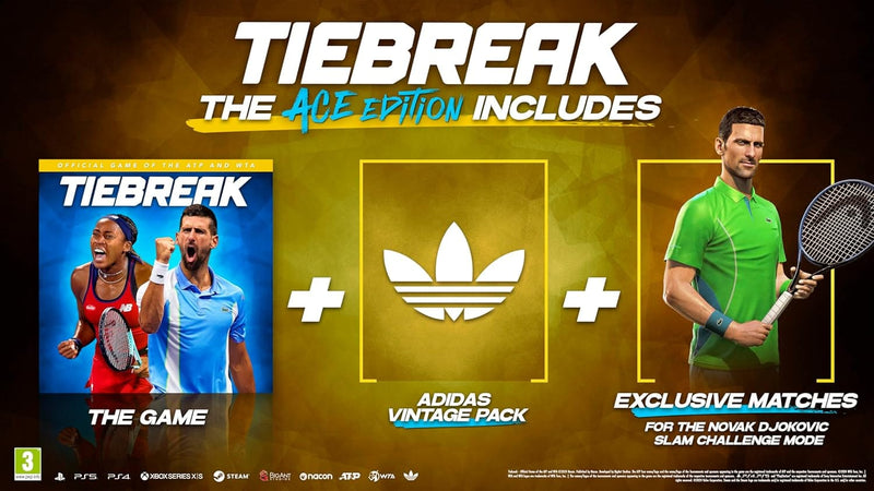 Tiebreak: Official Game Of The ATP And WTA - ACE EDITION (Playstation 4) 3665962020922
