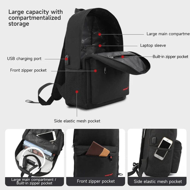 TIGERNU LAPTOP BACKPACK CORVUS 14 6928112308040