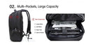 TIGERNU LAPTOP BACKPACK EREBUS 15.6" BLACK 6928112300150