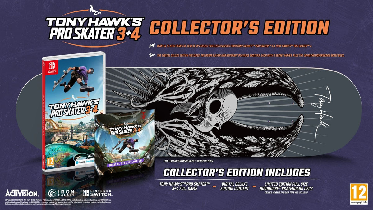 Tony Hawk's Pro Skater 3&4 - Collector’s Edition (Nintendo Switch) 109388568260