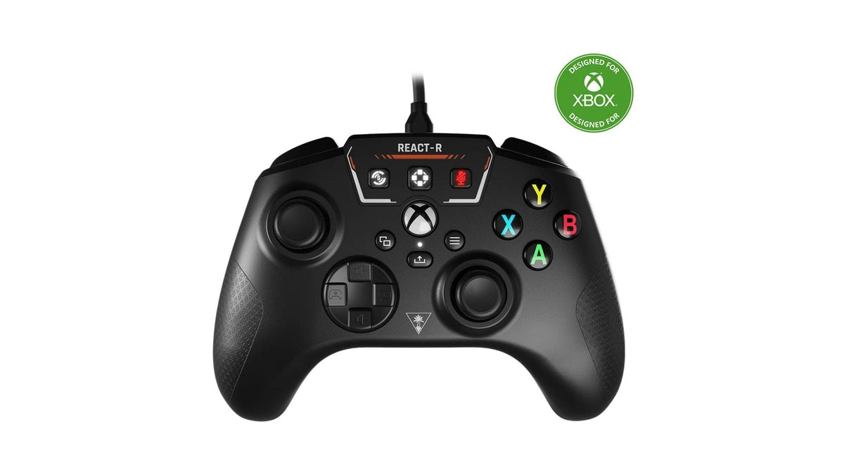 TURTLE BEACH CONTROLLER REACT-R XBOX BLACK 731855007288