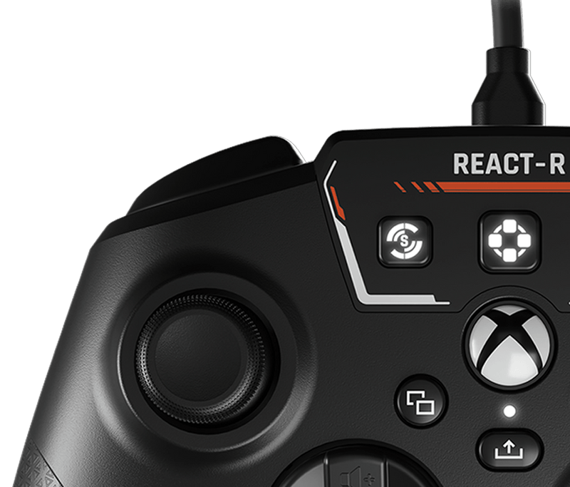 TURTLE BEACH CONTROLLER REACT-R XBOX BLACK 731855007288