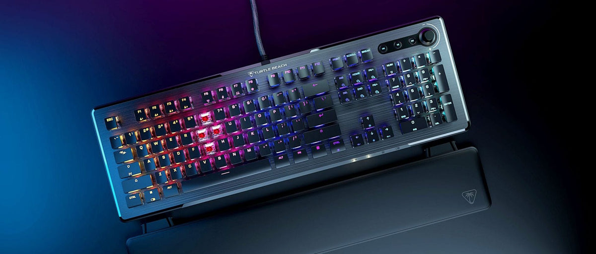 TURTLE BEACH KEYBOARD MECHANICAL VULCAN II, BLACK, LINEAR, US 731855210084
