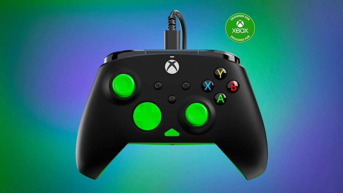 TURTLE BEACH XBOX WIRED REMATCH CONTROLLER BLACK/GREEN 840454400182