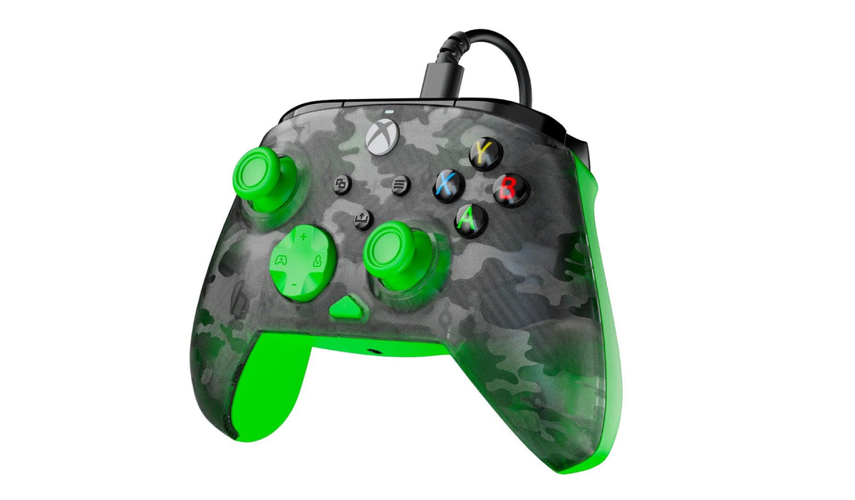 TURTLE BEACH XBOX WIRED REMATCH CONTROLLER GHOST CAMO BLACK/GREEN 840454400045