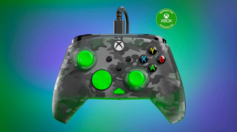 TURTLE BEACH XBOX WIRED REMATCH CONTROLLER GHOST CAMO BLACK/GREEN 840454400045