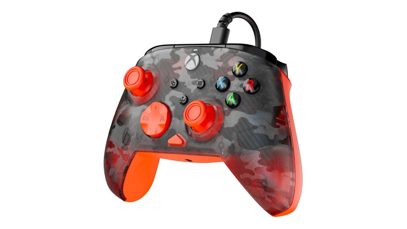 TURTLE BEACH XBOX WIRED REMATCH CONTROLLER GHOST CAMO BLACK/ORANGE 840454400038