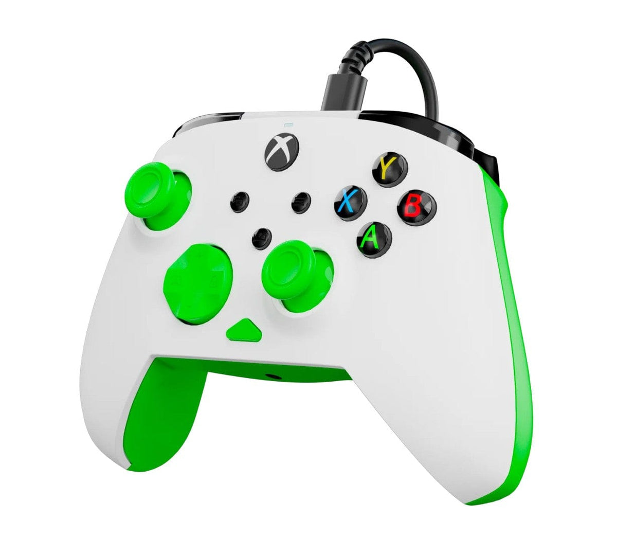 TURTLE BEACH XBOX WIRED REMATCH CONTROLLER WHITE/GREEN 840454400052