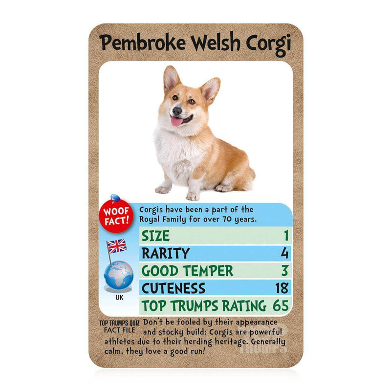 WINNING MOVES DOGS TOP TRUMPS CARDS 5036905044219