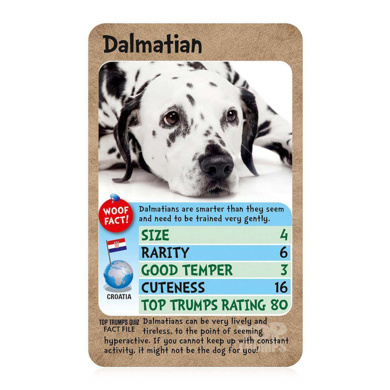 WINNING MOVES DOGS TOP TRUMPS CARDS 5036905044219