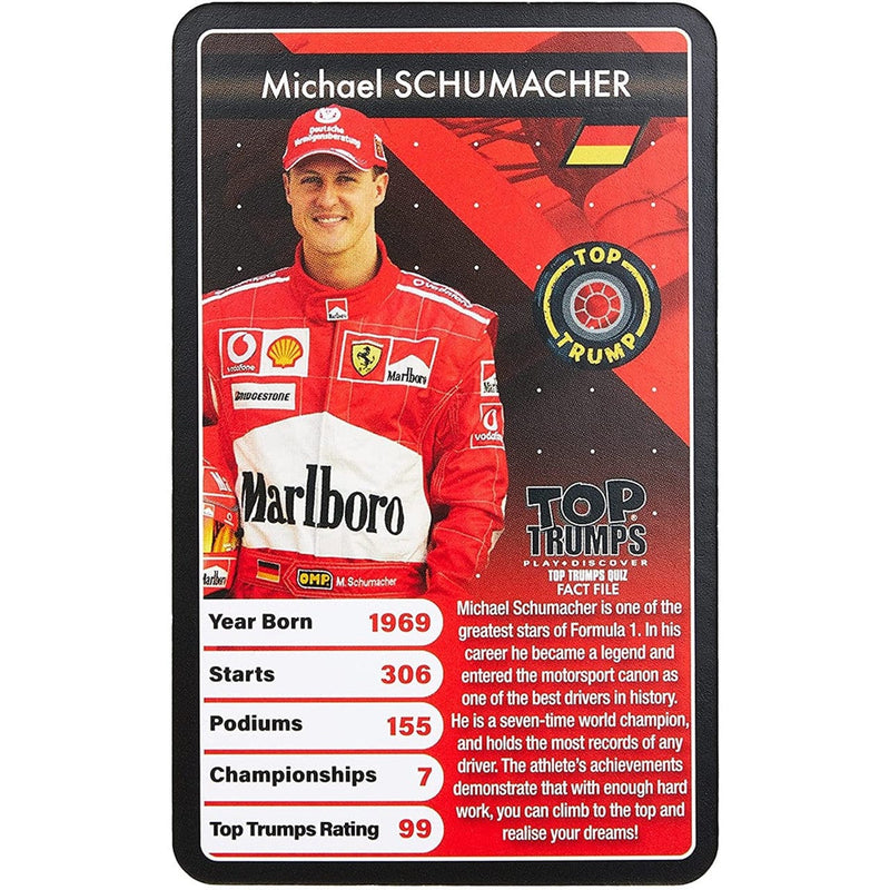 WINNING MOVES GRAND PRIX TOP TRUMPS CARDS 5036905044257